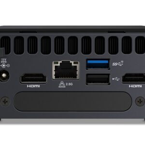 Intel NUC 11 Pro Light Tall Chassis Back Straight